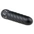 Vibrador negro Diamond Twirl en espiral
