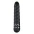 Vibrador negro Diamond Twirl en espiral