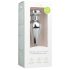 Easytoys - plug anal de metal con gema rosa - plateado 3,5 cm