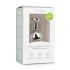 Plug Anal Metálico No.7 de Easytoys con Piedra Blanca - Corazón Plateado