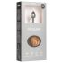 Easytoys Zorro N°1 - plug anal metálico con cola de zorro (plata-rojo)