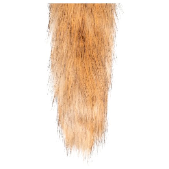 Easytoys Fox NO1 - plug anal metálico con cola de zorro - dorado rojo