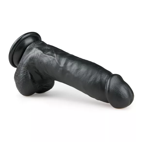 Easytoys - consolador con ventosa y testículos - 20 cm - negro