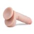 Easytoys - Dildo con ventosa y testículos (22,5 cm) - color natural