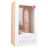 Easytoys - Dildo grande de succión con testículos (26,5 cm) - natural
