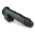 Easytoys - Dildo grande negro con ventosa y testículos (26,5 cm)
