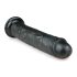 Easytoys - dildo extra grande con ventosa (28,5cm) - negro