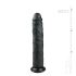 Easytoys - dildo extra grande con ventosa (28,5cm) - negro