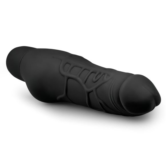 Easytoys Power Vibe - consolador vibrador silicona negro tamaño estándar