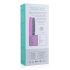 Easytoys Power Vibe - Vibrador de silicona texturizado (negro)