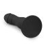 Easytoys - Dildo Negro con Ventosa y Cabeza Realista