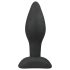 Easytoys - tapón anal de silicona - pequeño (negro)