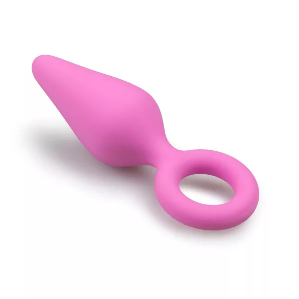 Easytoys - plug anal pequeño - silicona rosa