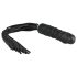 Easytoys Flogger - látigo y consolador de silicona en uno (negro)