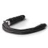 Easytoys Flogger - látigo y consolador de silicona en uno (negro)