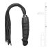 Easytoys Flogger - látigo y consolador de silicona en uno (negro)