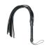 Easytoys Flogger - látigo suave de cuero sintético (negro)