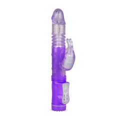 Easytoys Bunny - Vibrador Rotativo y de Empuje (Púrpura)