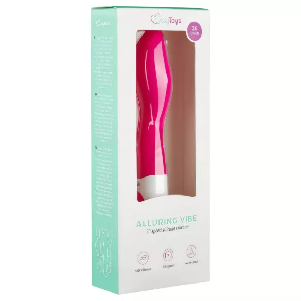 Easytoys - Vibrador punto G - resistente al agua - silicona rosa