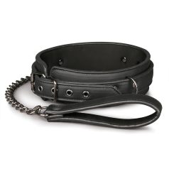 Easytoys - collar y correa fetiche (negro) Easytoys - collar y correa fetiche (negro)