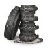 Easytoys - Set de collar, esposas de muñeca y tobillera (negro)