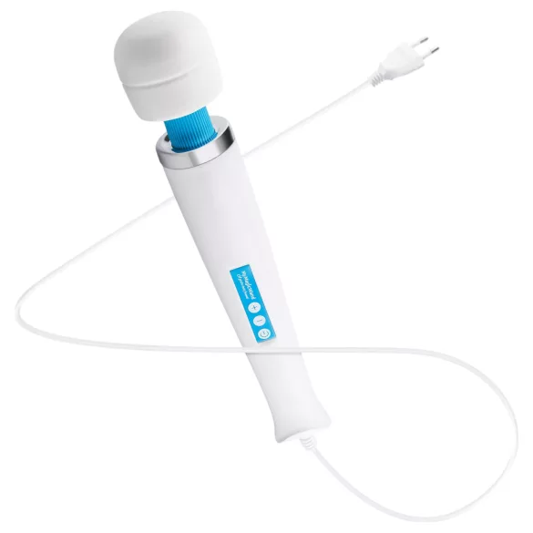 MyMagicWand - vibrador masajeador potente - silicona blanca azul