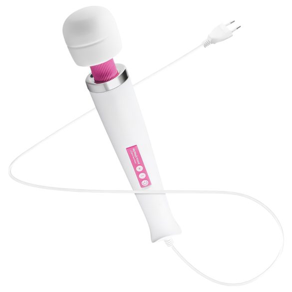 MyMagicWand - vibrador masajeador potente - silicona blanca y rosa