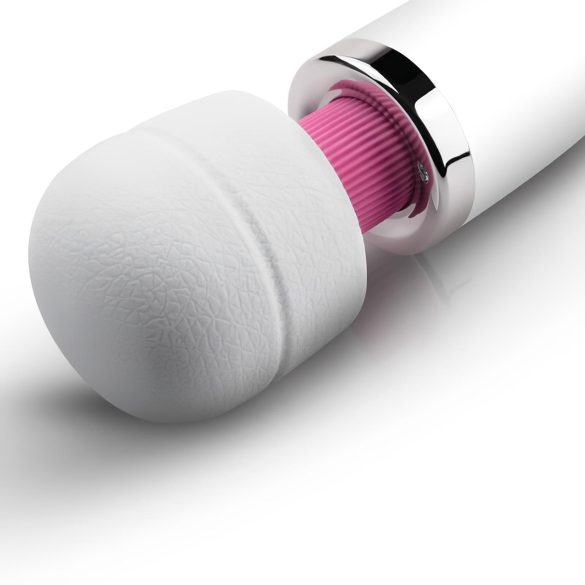 MyMagicWand - vibrador masajeador potente - silicona blanca y rosa