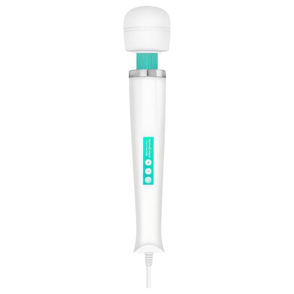 MyMagicWand - potente masajeador vibrador (blanco-turquesa)