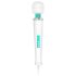 MyMagicWand - potente masajeador vibrador (blanco-turquesa)