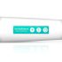 MyMagicWand - potente masajeador vibrador (blanco-turquesa)