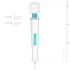 MyMagicWand - potente masajeador vibrador (blanco-turquesa)