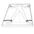 Easytoys - Juego de Ataduras para Cama (Negro)