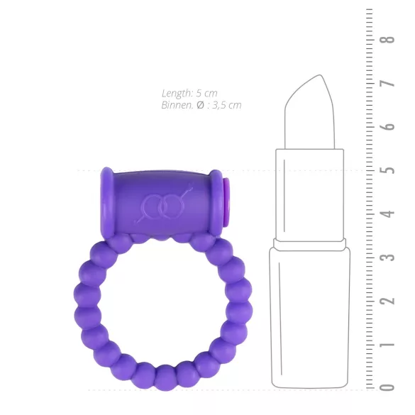 Easytoys - anillo vibrador para el pene (morado)