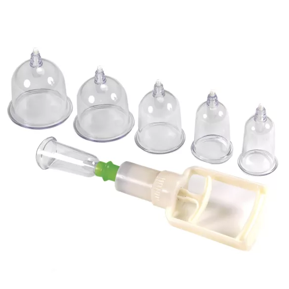 Rimba - set de ventosas eróticas con bomba de succión - 6 piezas