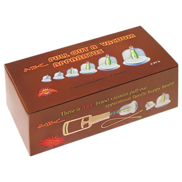 Rimba - set de ventosas eróticas con bomba de succión - 6 piezas