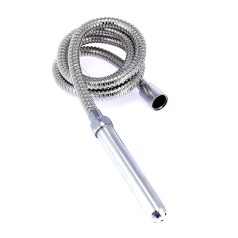   Rimba - Cabezal de ducha íntima de aluminio con tubo (plata)