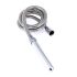 Rimba - Cabezal de ducha íntima de aluminio con tubo (plata)