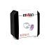 Rimba XS - plug anal plata con joya lila