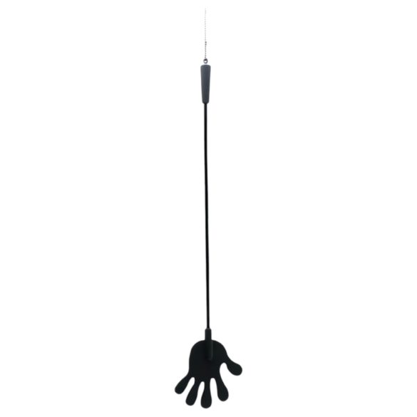 Rimba - fusta de silicona con mano - 40cm (negra)