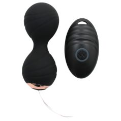   Rimba Cannes - huevo vibrador inalámbrico recargable (negro)