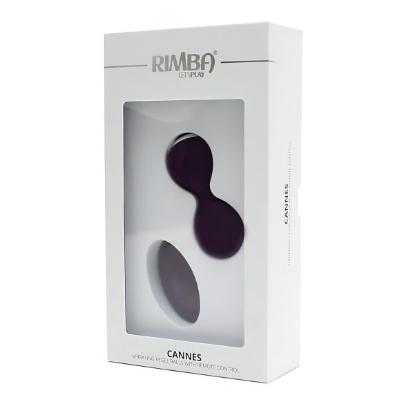 Rimba Cannes - huevo vibrador recargable control remoto - lila