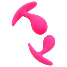   Rimba Copenhagen - set de plugs anales - silicona rosa - 2 piezas