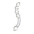 Rimba Xena - Doble Dildo de Vidrio (Transparente)