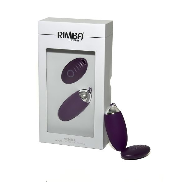 Rimba Venice - huevo vibrador recargable con control remoto - silicona lila
