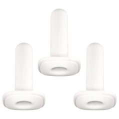   Kiiroo Onyx - manga para masturbador ajuste estrecho - pack 3 unidades blanco