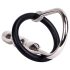 Kiotos - Dilatador de acero inoxidable con anillos de silicona (8 cm)
