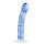 Dildo de Cristal Espiral Nº5 (Transparente-Azul)