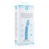 Dildo de Cristal Espiral Nº5 (Transparente-Azul)