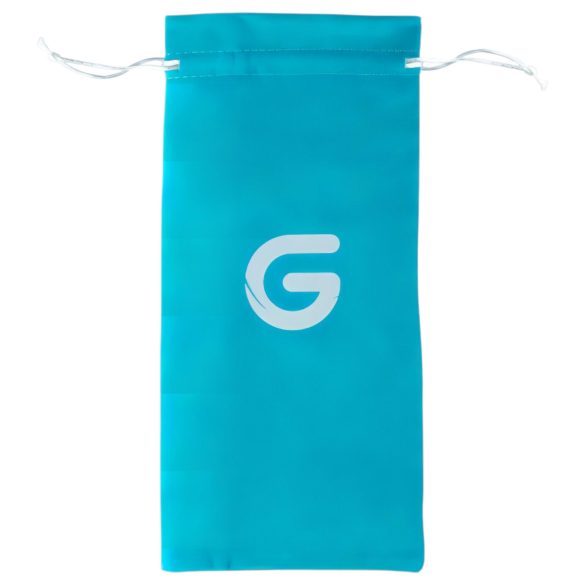 Gildo Glass No. 5 - dildo de vidrio espiral - transparente azul